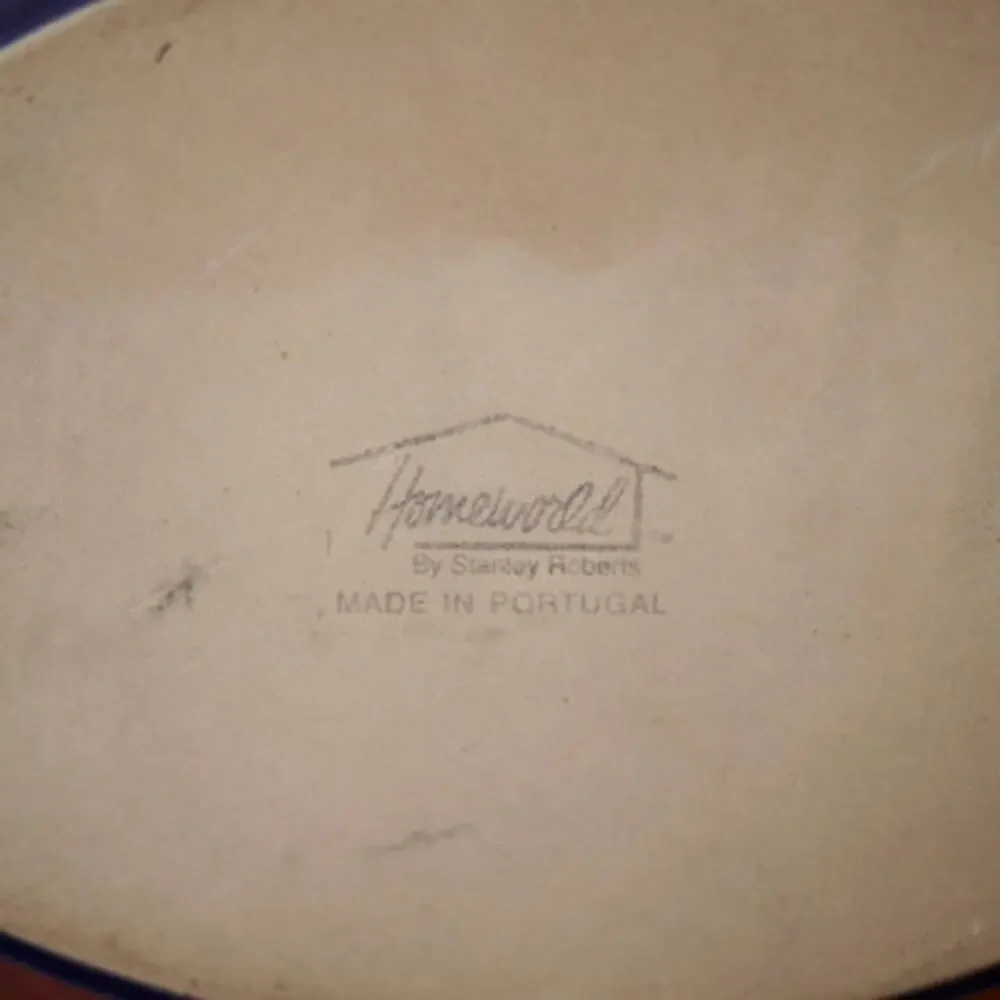 Homeworld Stanley Roberts Portugal Ceramic Stoneware Cobalt Au Gratin Dish 11.5